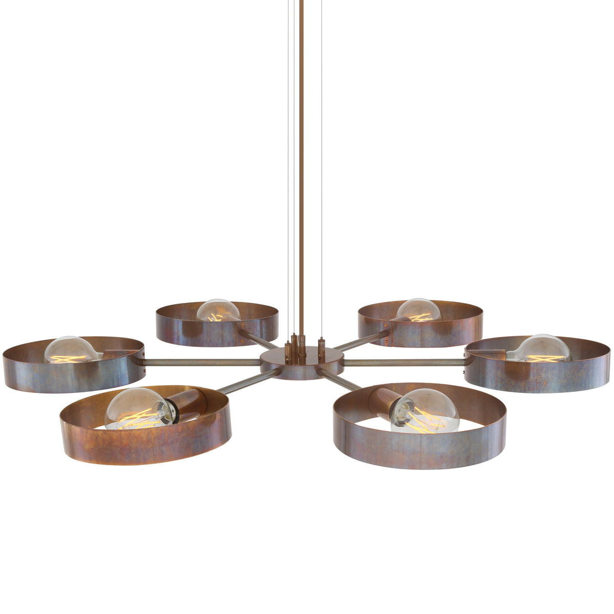 Fossa 6 Arm Chandelier