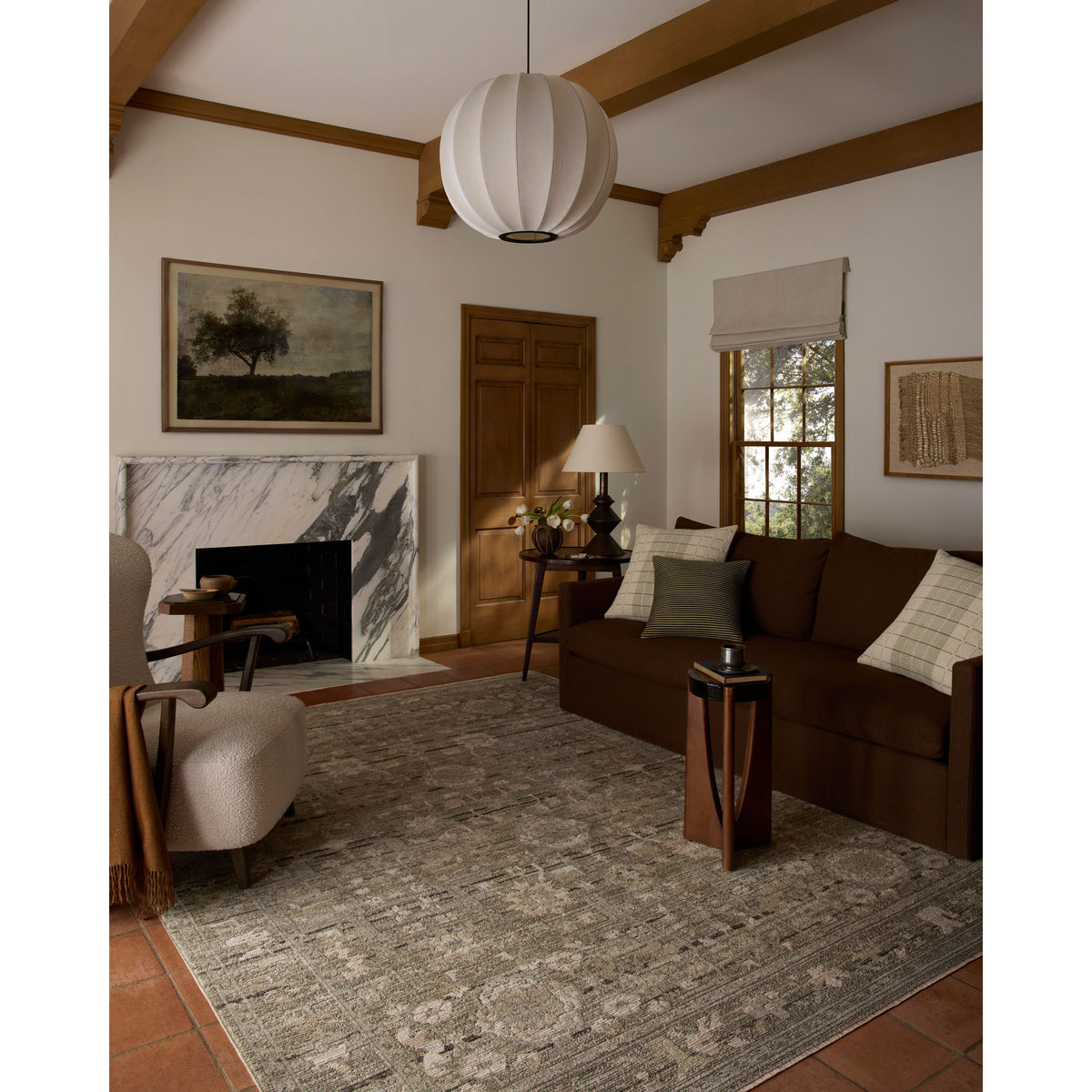 Milena MLE-01 Sage / Ivory Area Rug