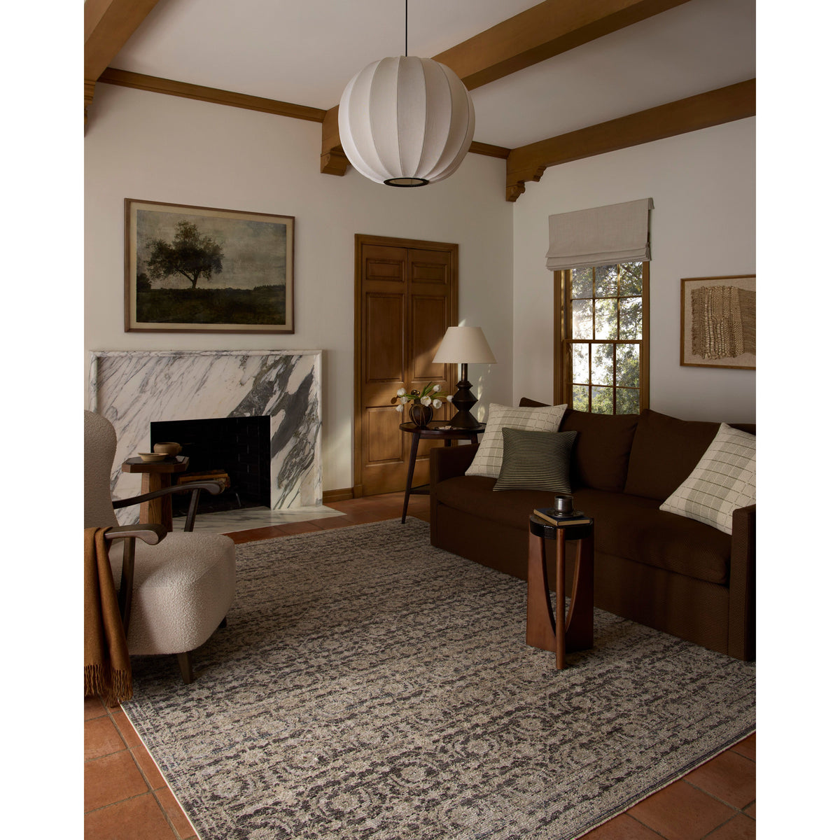 Tapis Milena MLE-03 Lin / Midnight