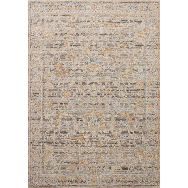 Milena MLE-05 Charcoal / Apricot Area Rug