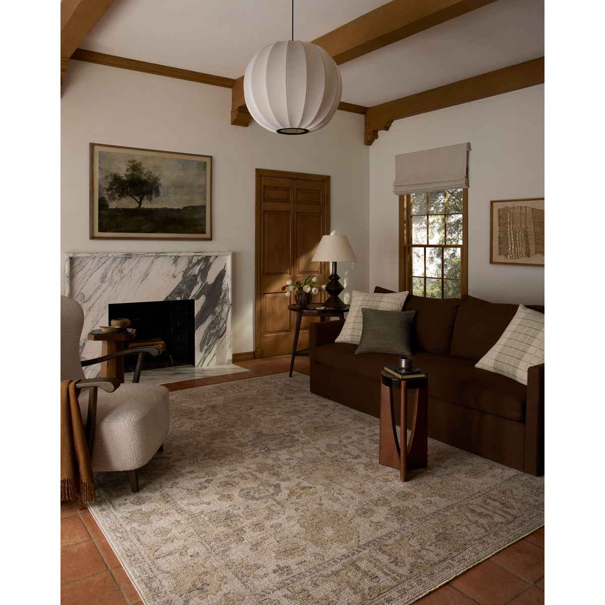 Milena MLE-08 Ivory / Sand Area Rug