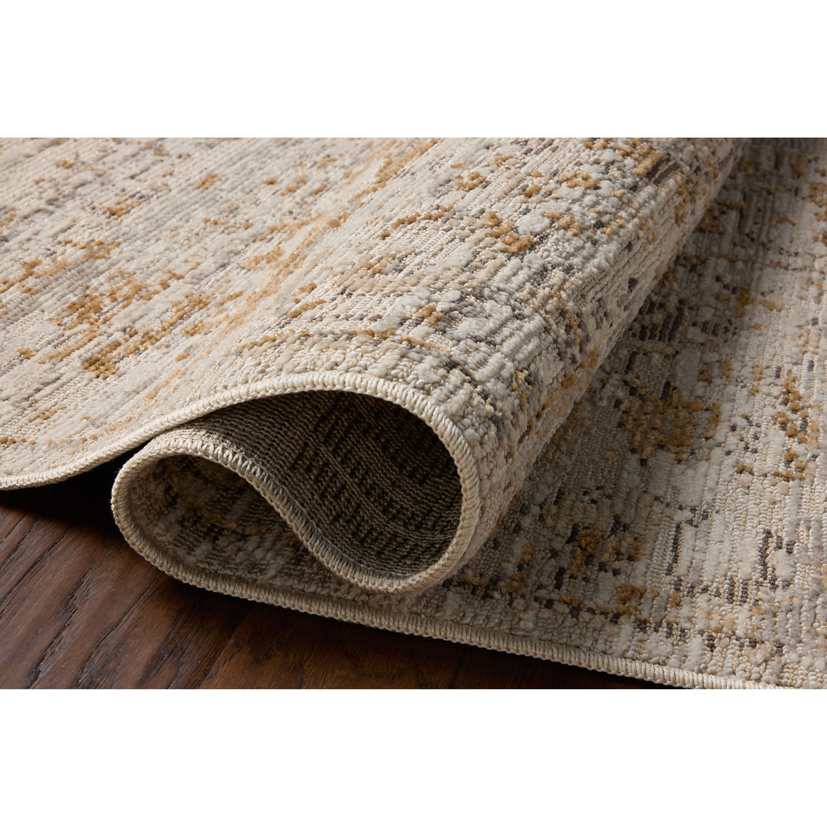 Milena MLE-09 Ivory / Ochre Area Rug