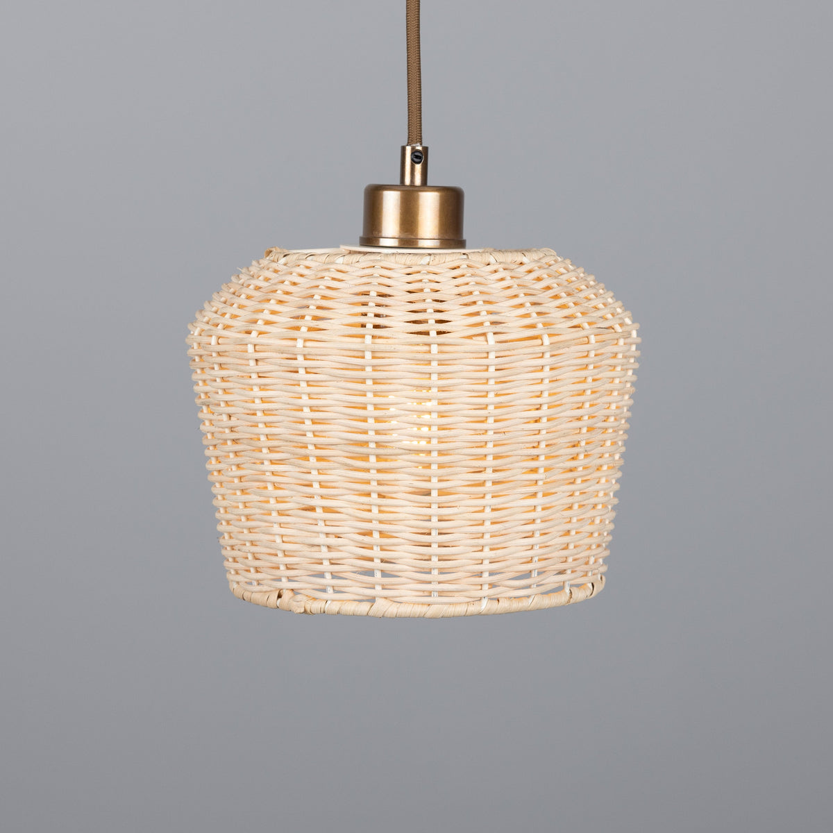 Manila Rattan Small Pendant