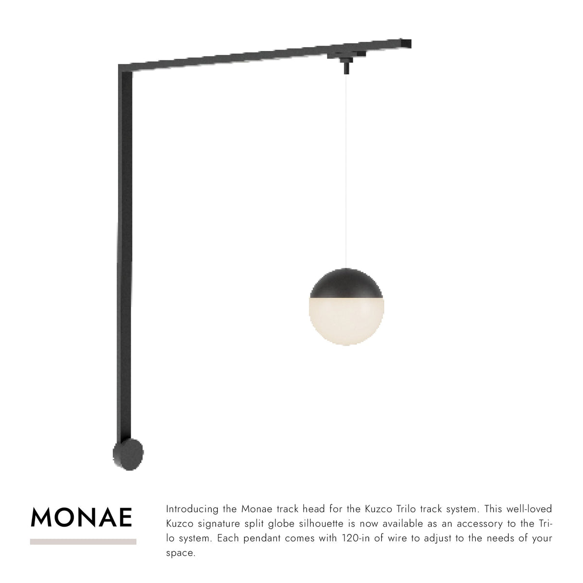 Kit mural LED Kuzco Lighting TR1W-P11707-BG Trilo - Monae en or brossé