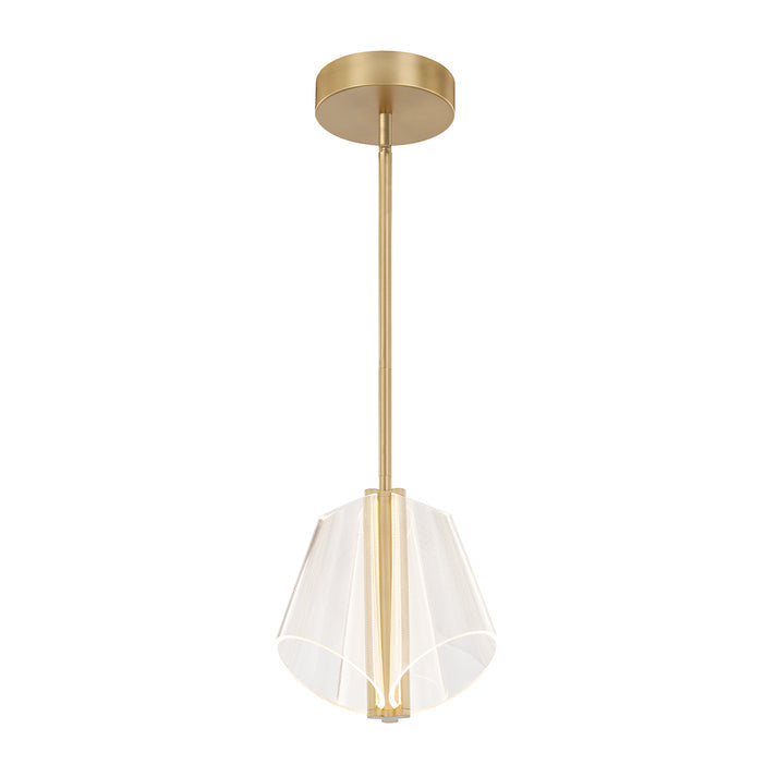 Kuzco Canada - PD62511-BG/LG-UNV - LED Pendant - Mulberry - Brushed Gold/Light Guide