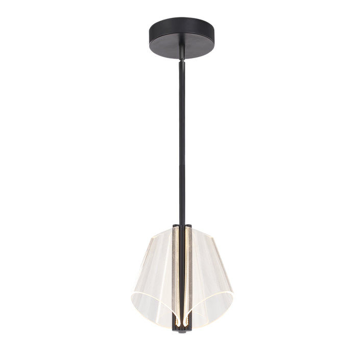 Kuzco Canada - PD62511-BK/LG-UNV - LED Pendant - Mulberry - Black/Light Guide