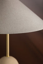 Mitzi HL692201-AGB/CBG Maia Lampe de table Beige à texture céramique