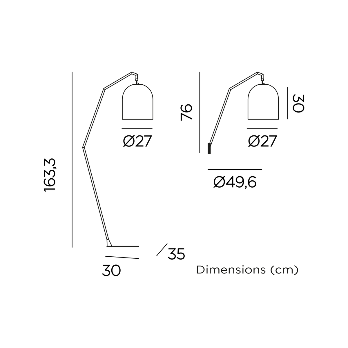 Santorini 165 Floor Lamp