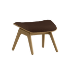 Umage 5583NC5583-7N The Reader Ottoman in Oak with Teddy Brown