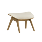 Umage 5583NC5583-6N The Reader Ottoman in Oak with Teddy White