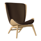 Umage 5502C5502-8 The Reader Wing Chair in Oak with Teddy Brown