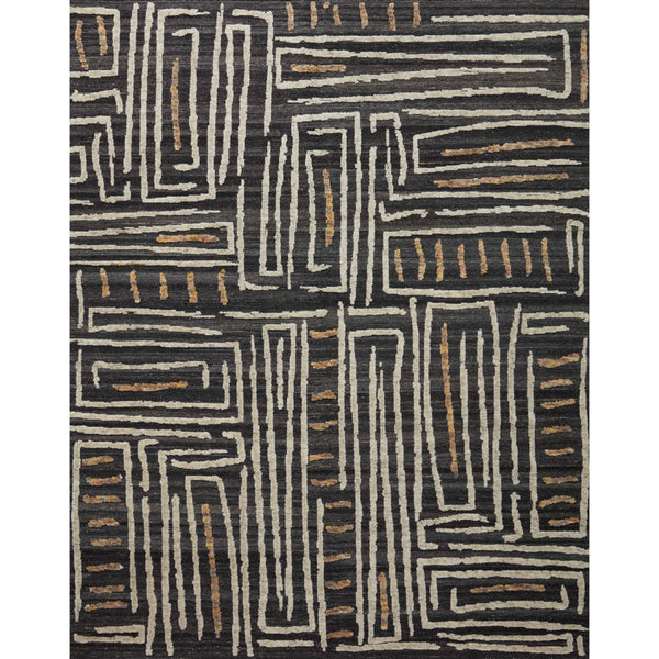 Naomi NAO-05 Charcoal / Natural Area Rug