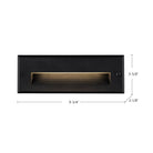 Kuzco Lighting ER72410-BK-5CCT-UNV Newport LED Exterior Wall/Step Light in Black