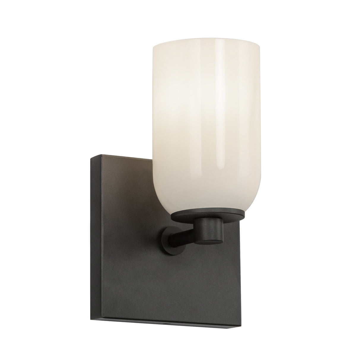 Kuzco Canada - WS57704-BK/GO - One Light Wall Sconce - Nola - Black/Glossy Opal Glass