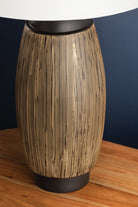 Éclairage Hudson Valley L6430-DB/CCK NASEBY Lampe de table en céramique noire cultivée