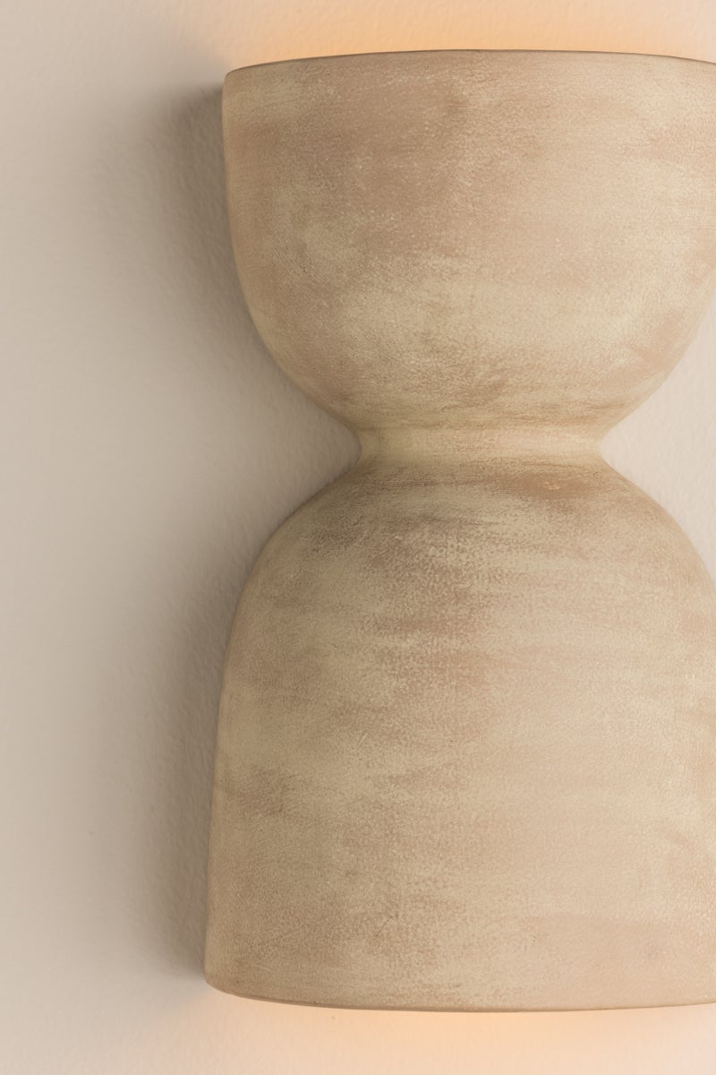 Mitzi H999102-AGB/CYD Natalia Wall Sconce in Ceramic Windy Dune