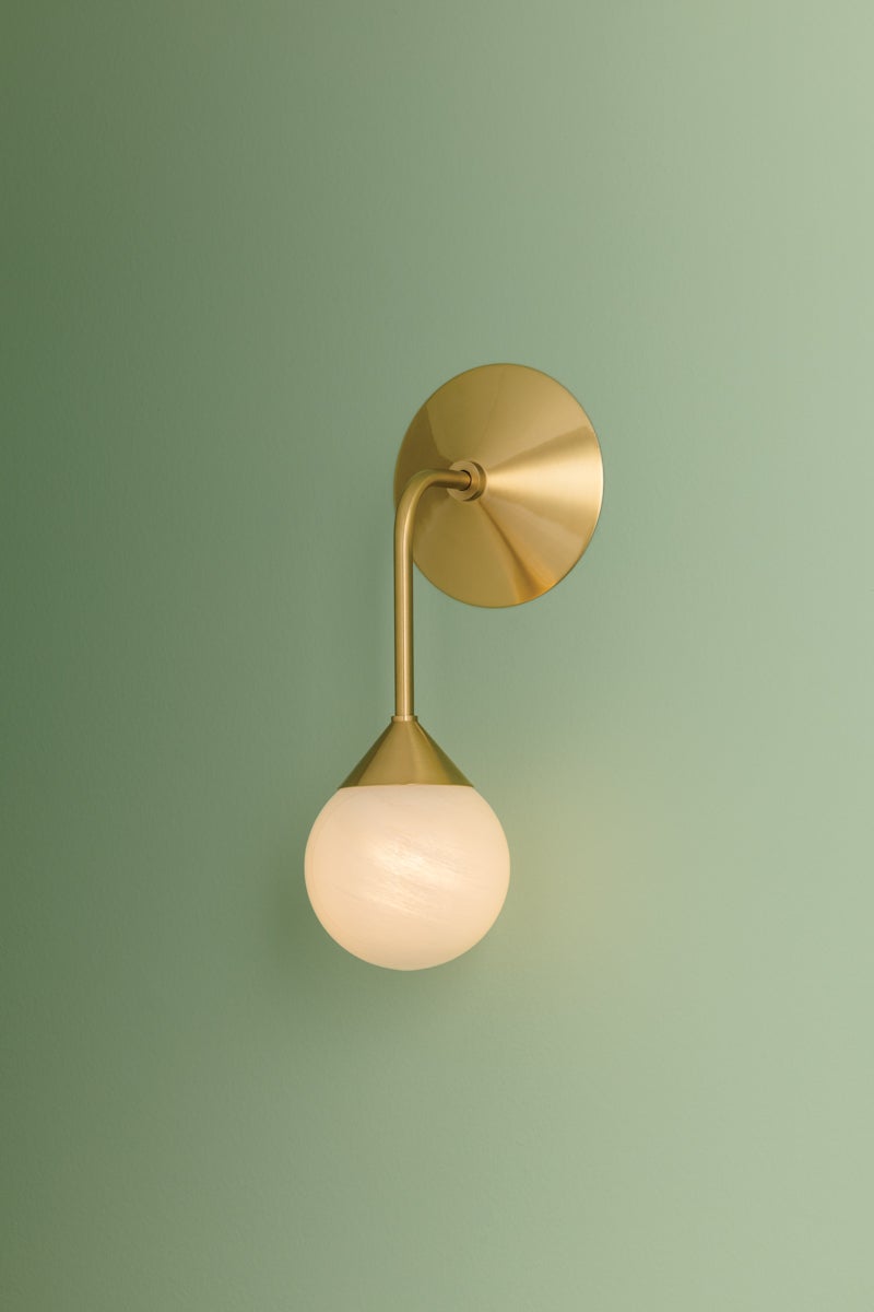 Mitzi H1051101-AGB Natasha Wall Sconce in Aged Brass