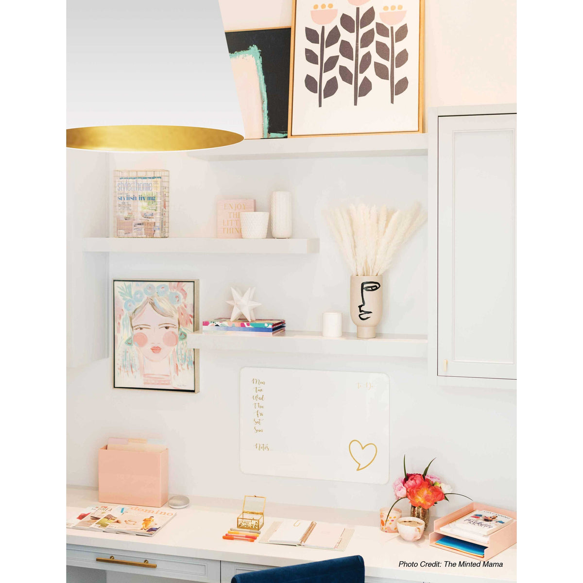 Oversized Drum Pendant