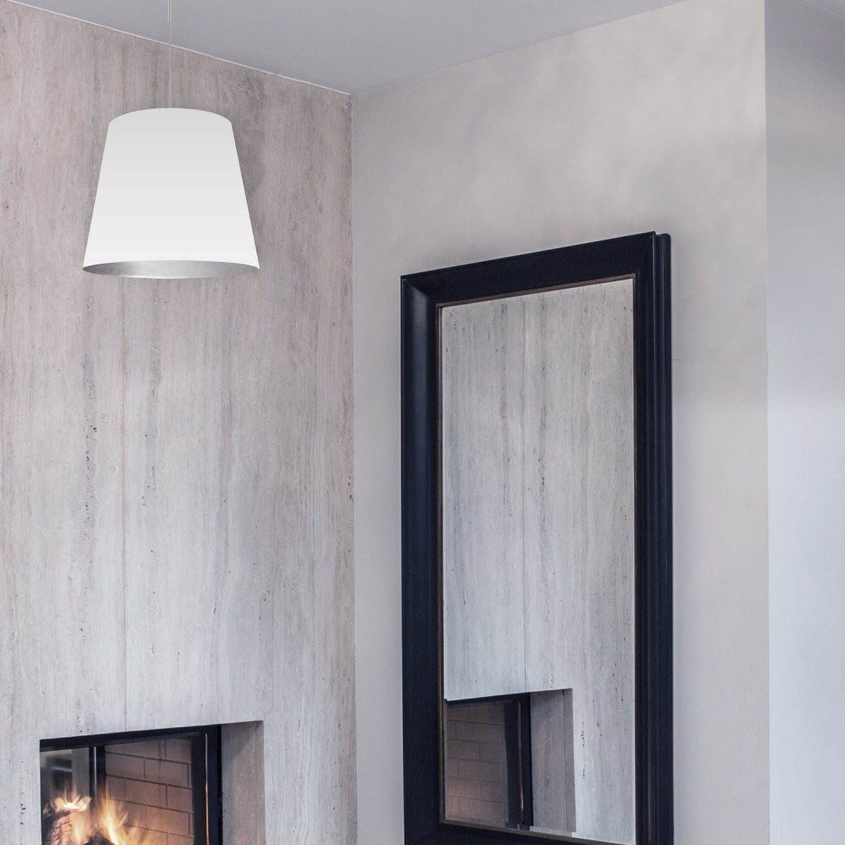 Oversized Drum Pendant