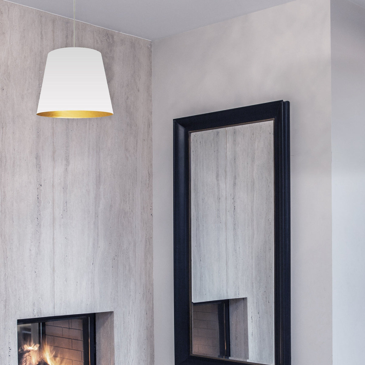 Oversized Drum Pendant