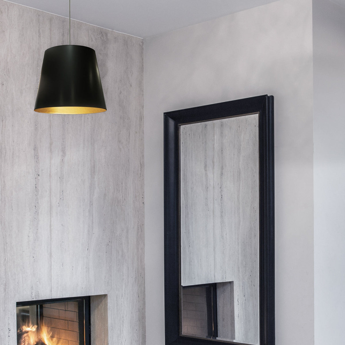 Oversized Drum Pendant