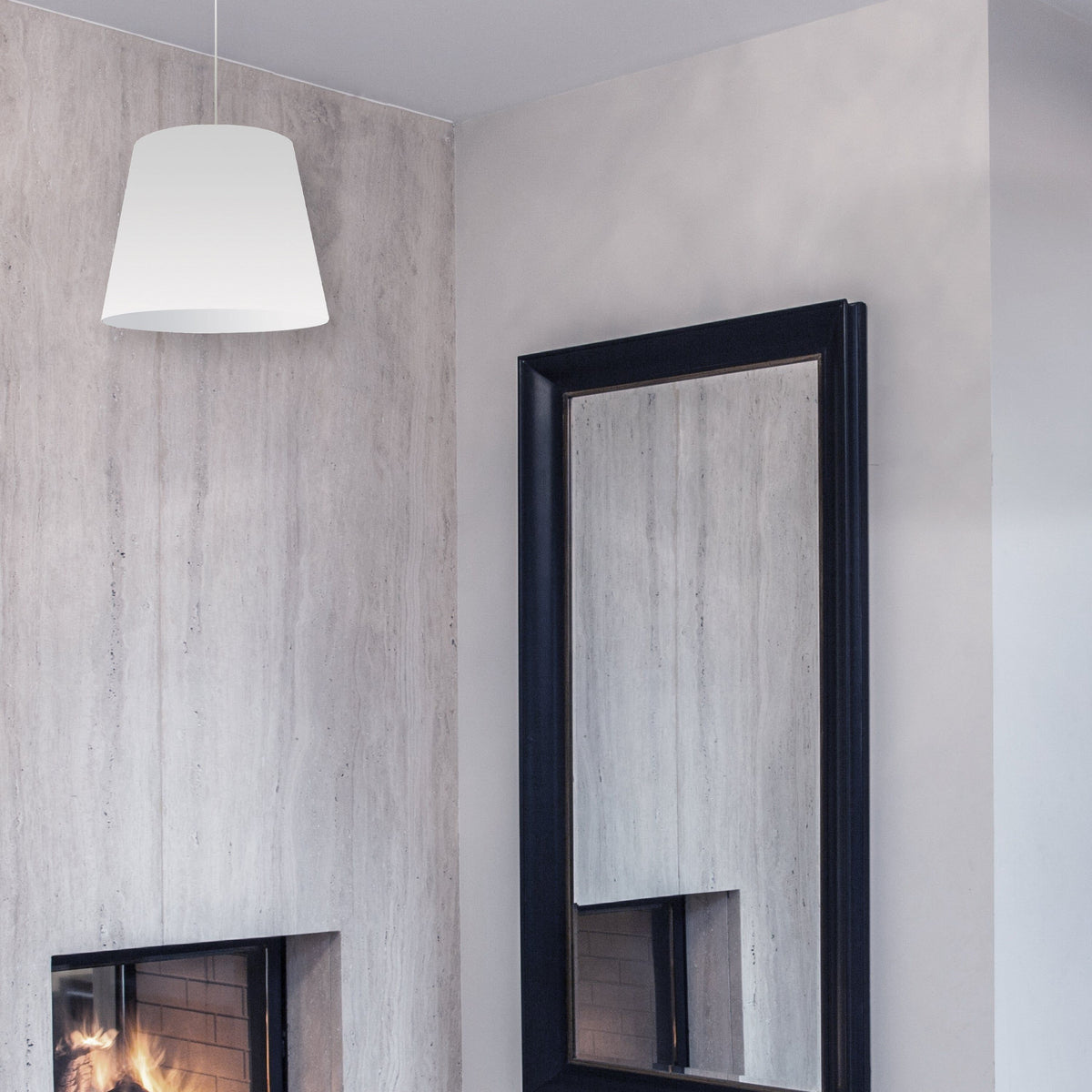 Oversized Drum Pendant