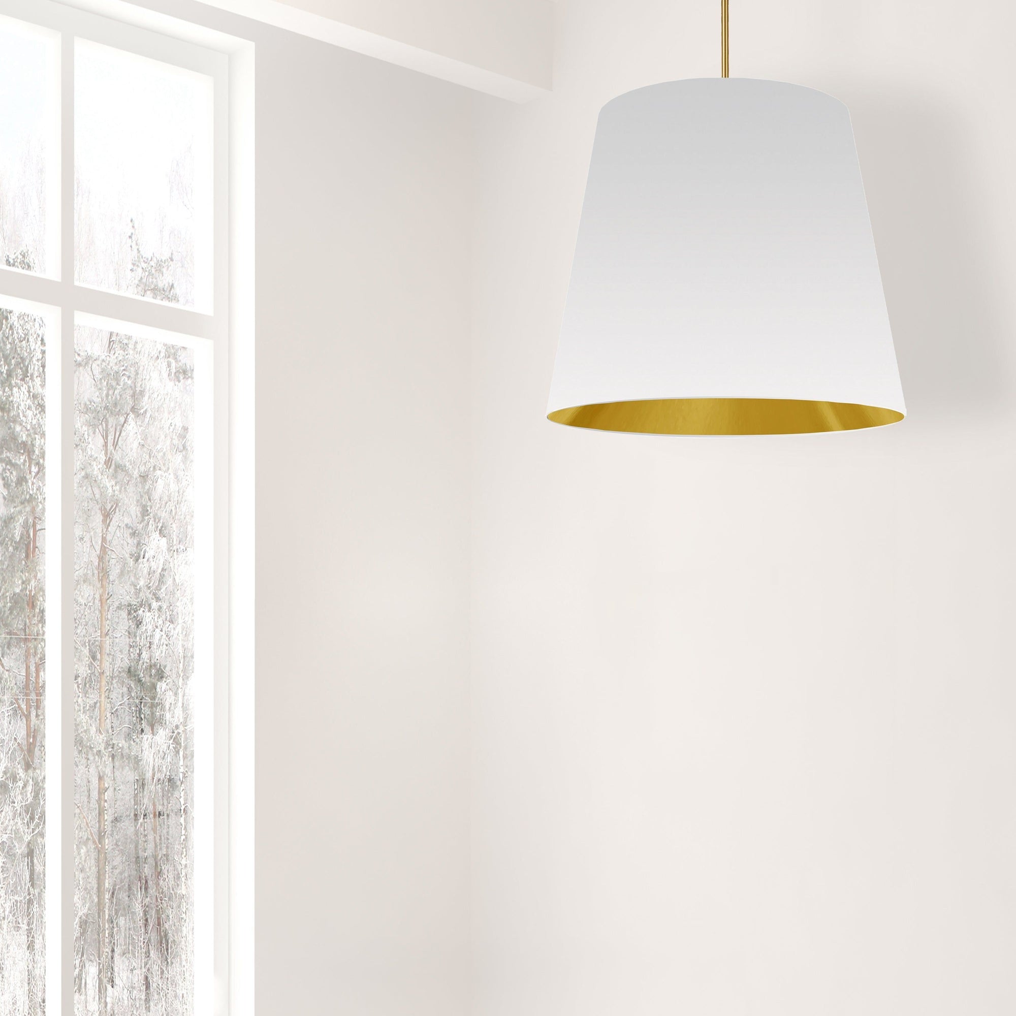 Dainolite - Oversized Drum Rod Pendant - ODR-L-692 | Montreal Lighting & Hardware