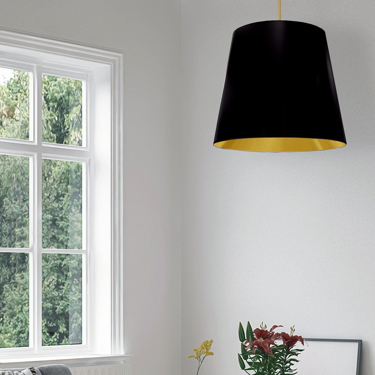 Oversized Drum Rod Pendant