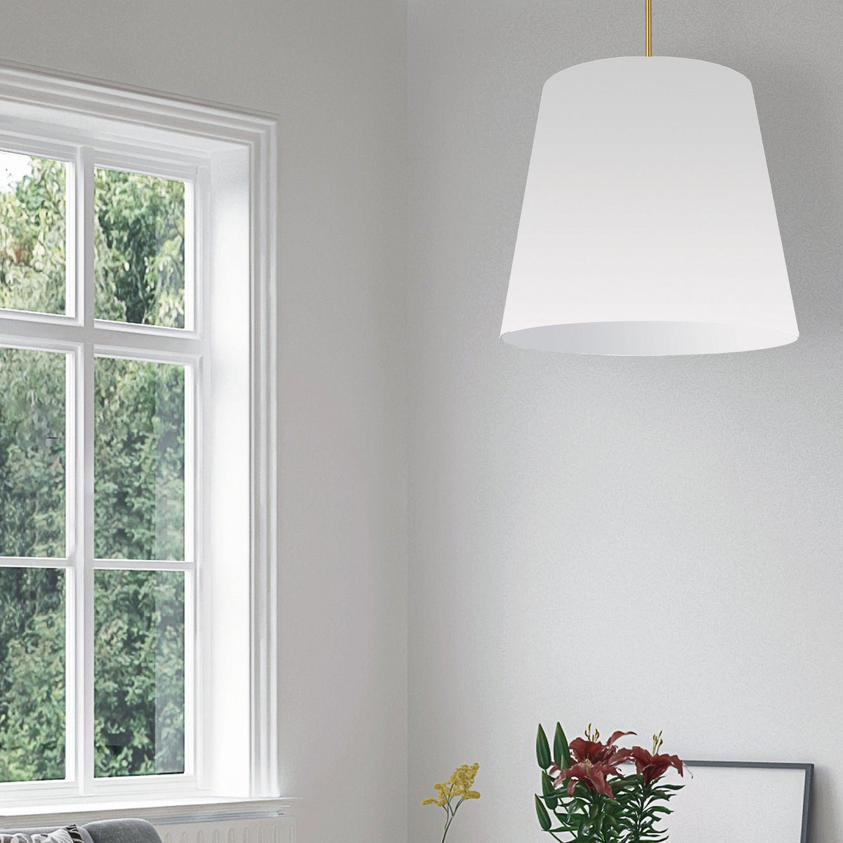 Oversized Drum Rod Pendant