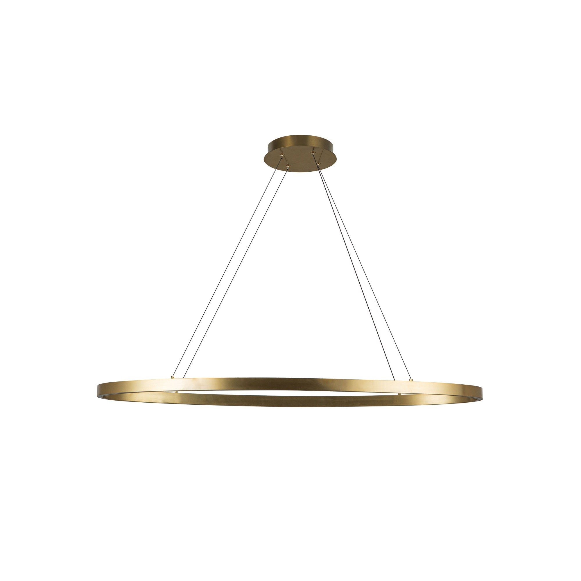Kuzco Canada - LP79140-BG - LED Linear Pendant - Ovale - Brushed Gold