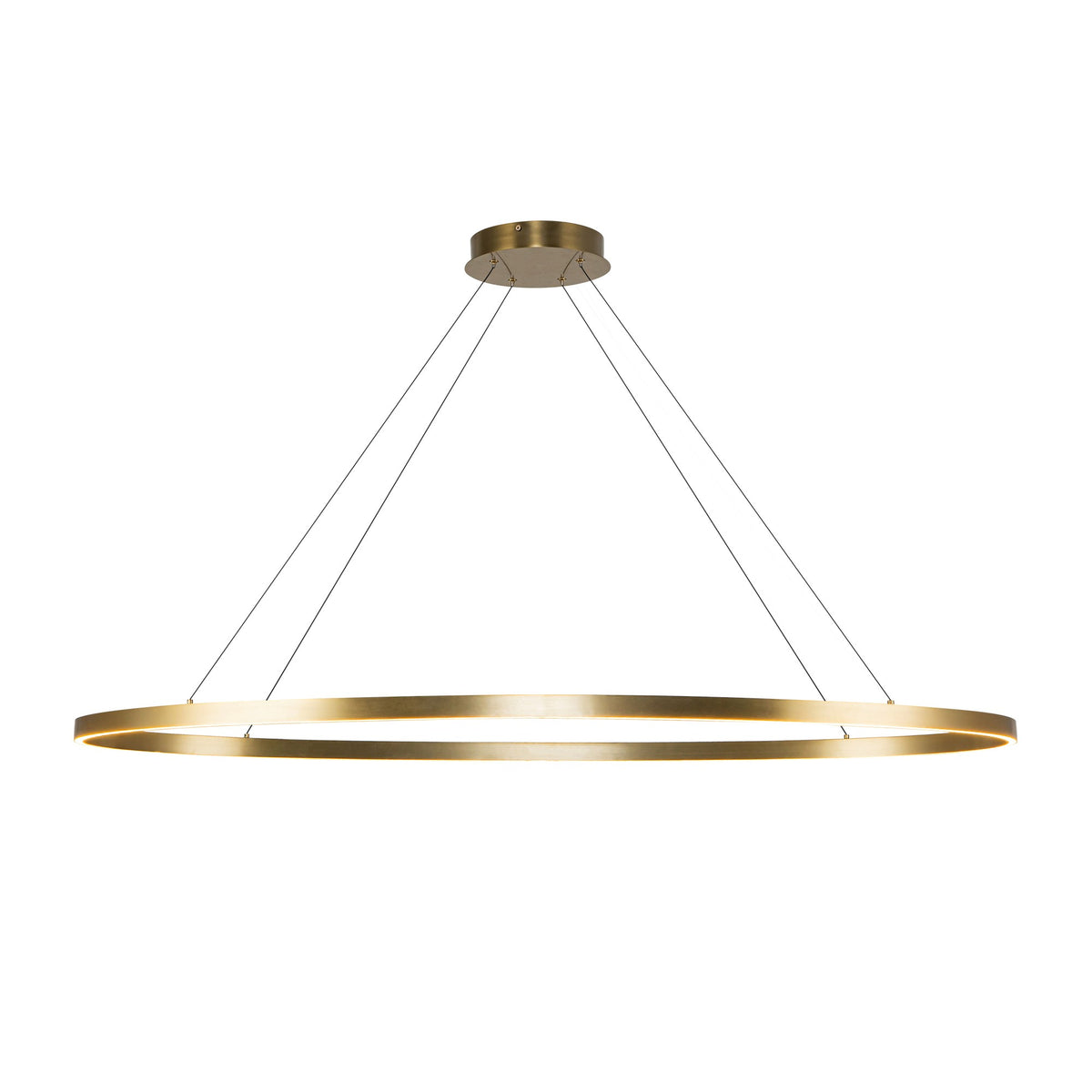 Kuzco Canada - LP79153-BG - LED Linear Pendant - Ovale - Brushed Gold