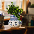 Bjørn Wiinblad 53111 Olga Vase in Blue