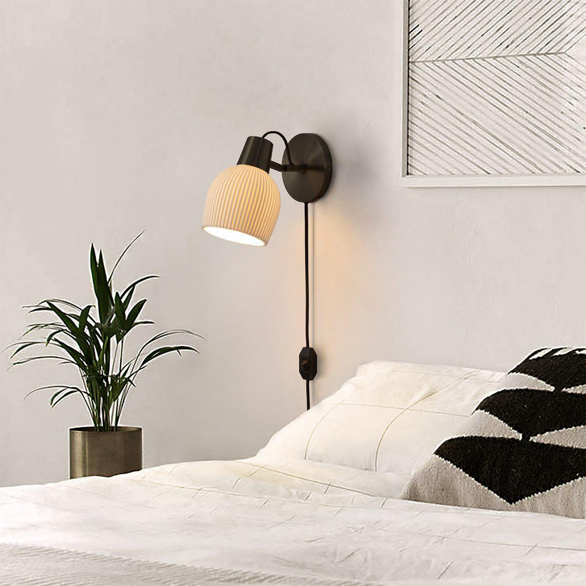 Petaluma Bone Porcelain Wall Sconce