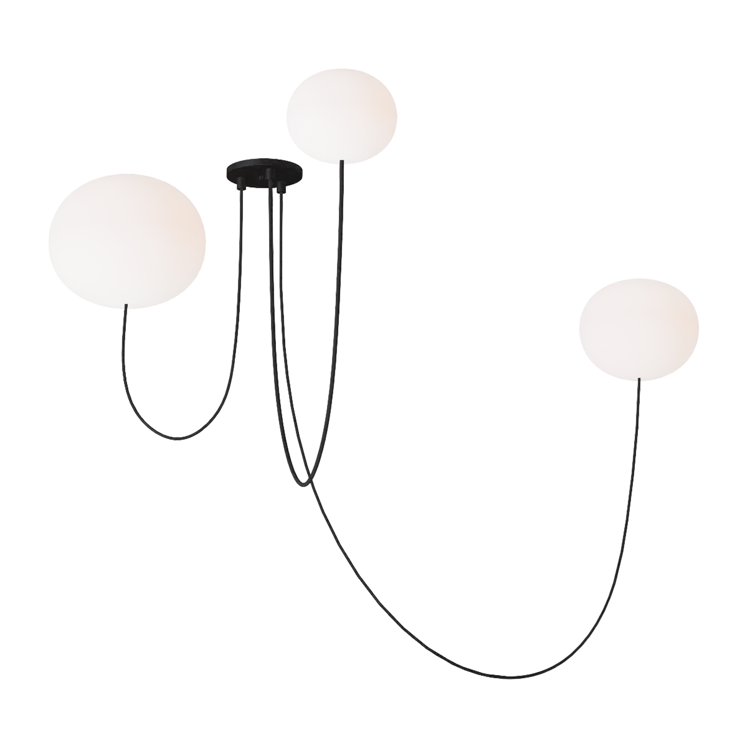 Réseau d'hélium à 3 lampes Suspendu