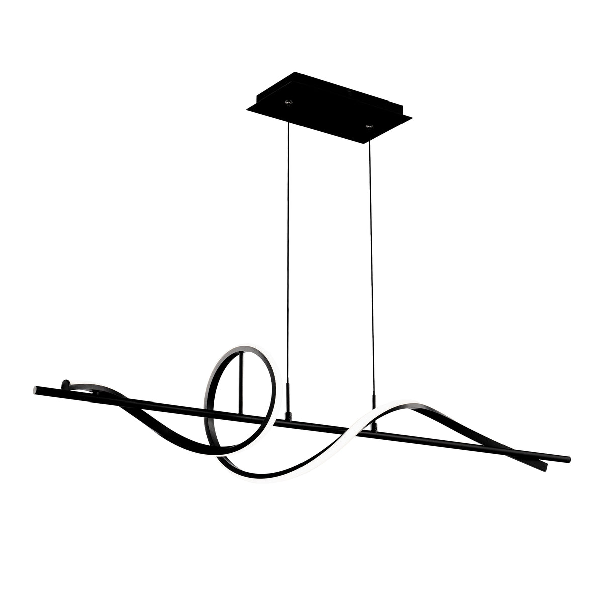 Corkscrew LED Linear Pendant