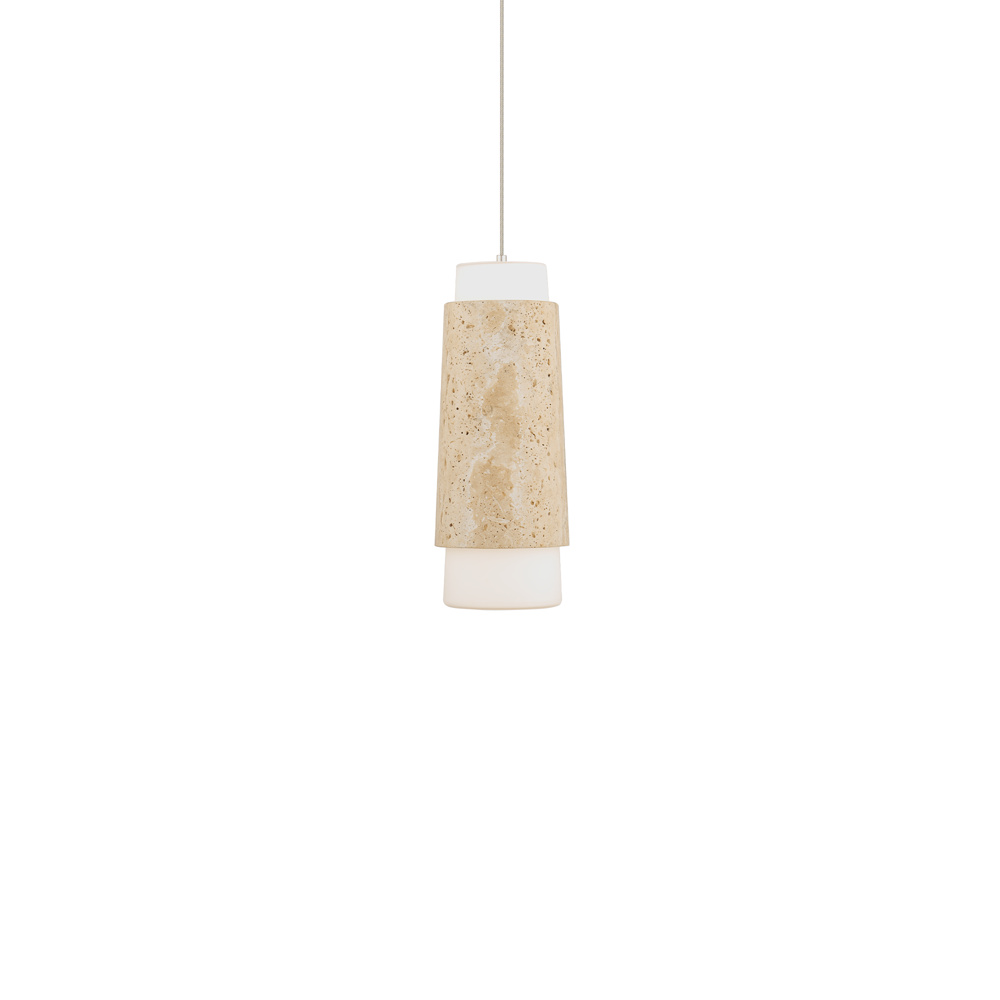 Modern Forms Canada - PD-5513-40-BV/BK - LED Mini Pendant - Chauncey - Bassalt Stone/Black