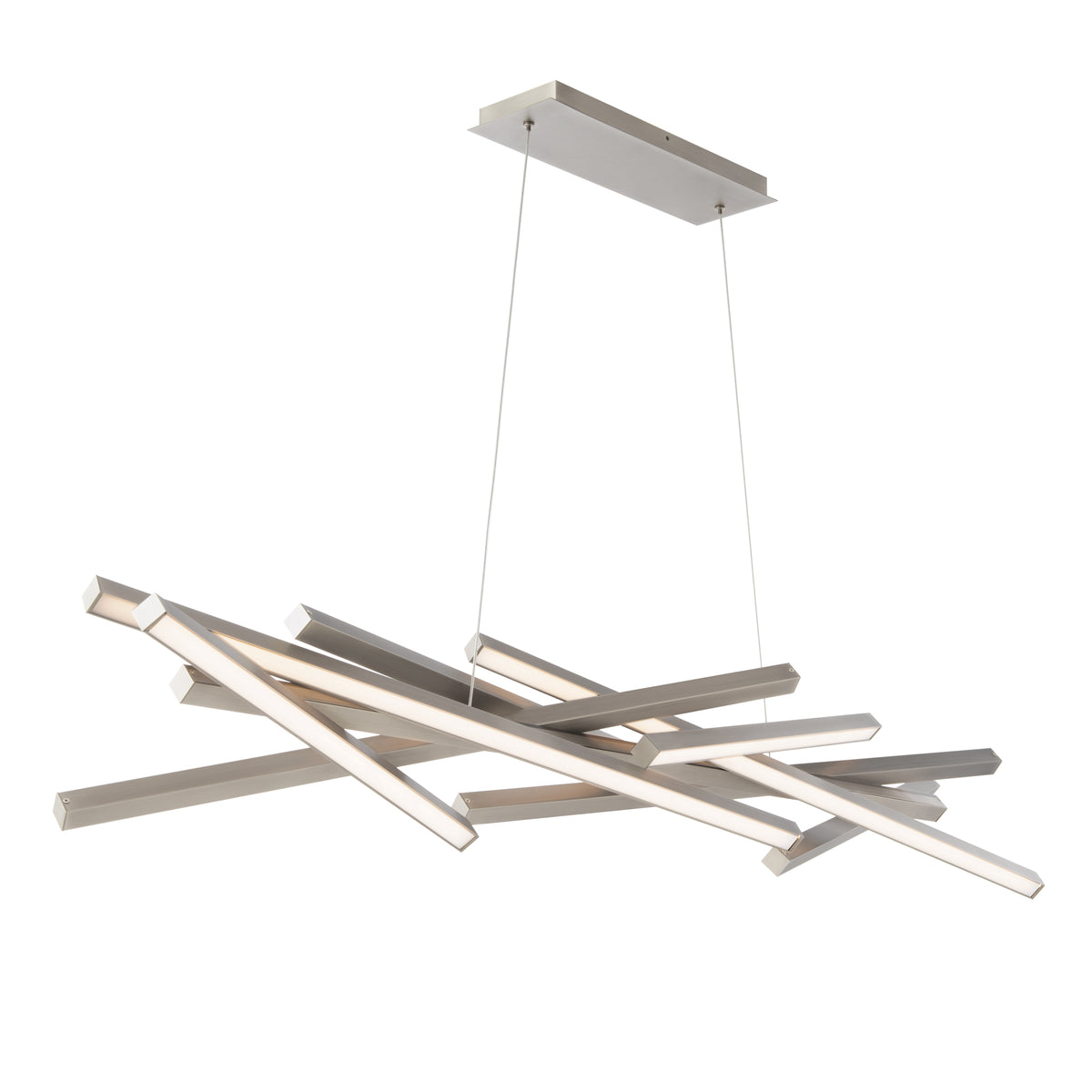 W.A.C. Canada - PD-73142-BN - LED Linear Pendant - Parallax - Brushed Nickel