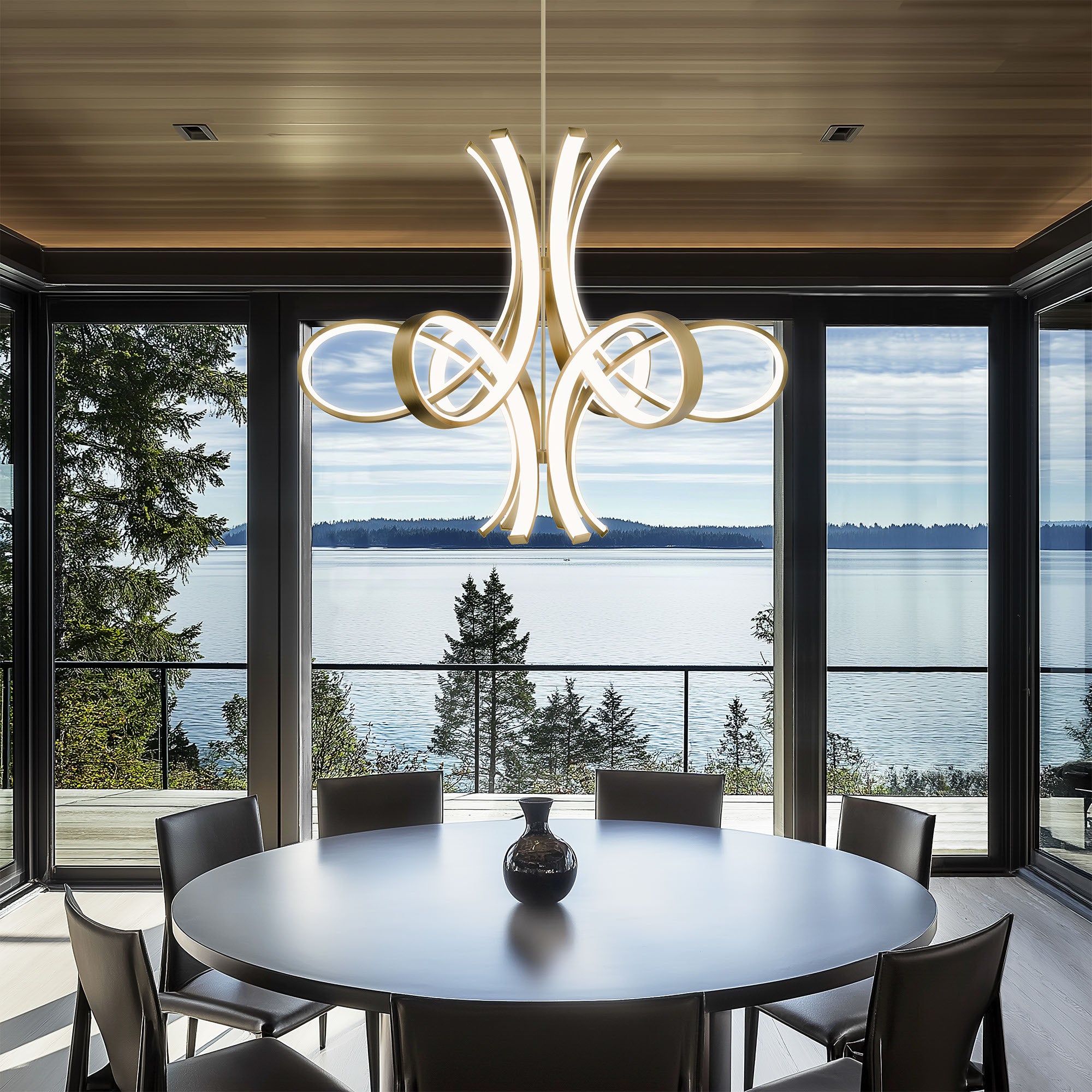 Fleur De Lis LED Pendant