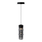 W.A.C. Canada - PD413612-TWA-BKSM - LED Pendant - Kanister - Black/Smoke Glass