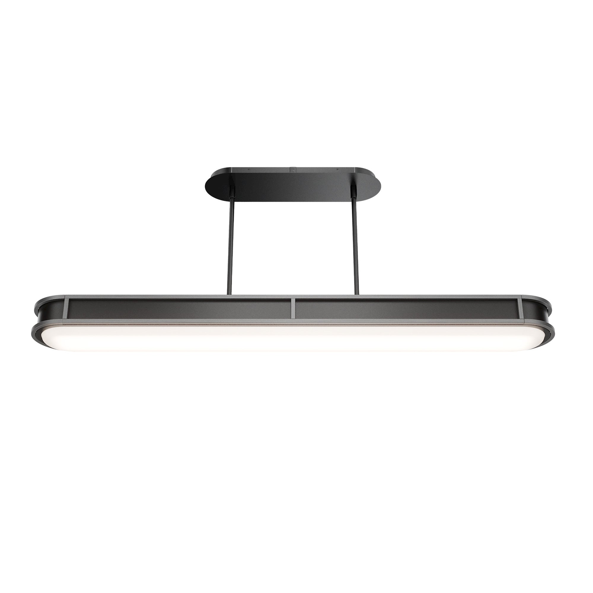 W.A.C. Canada - PD414648-TWA-BK/BO - LED Pendant - Longboard - Black/Brushed Nickel