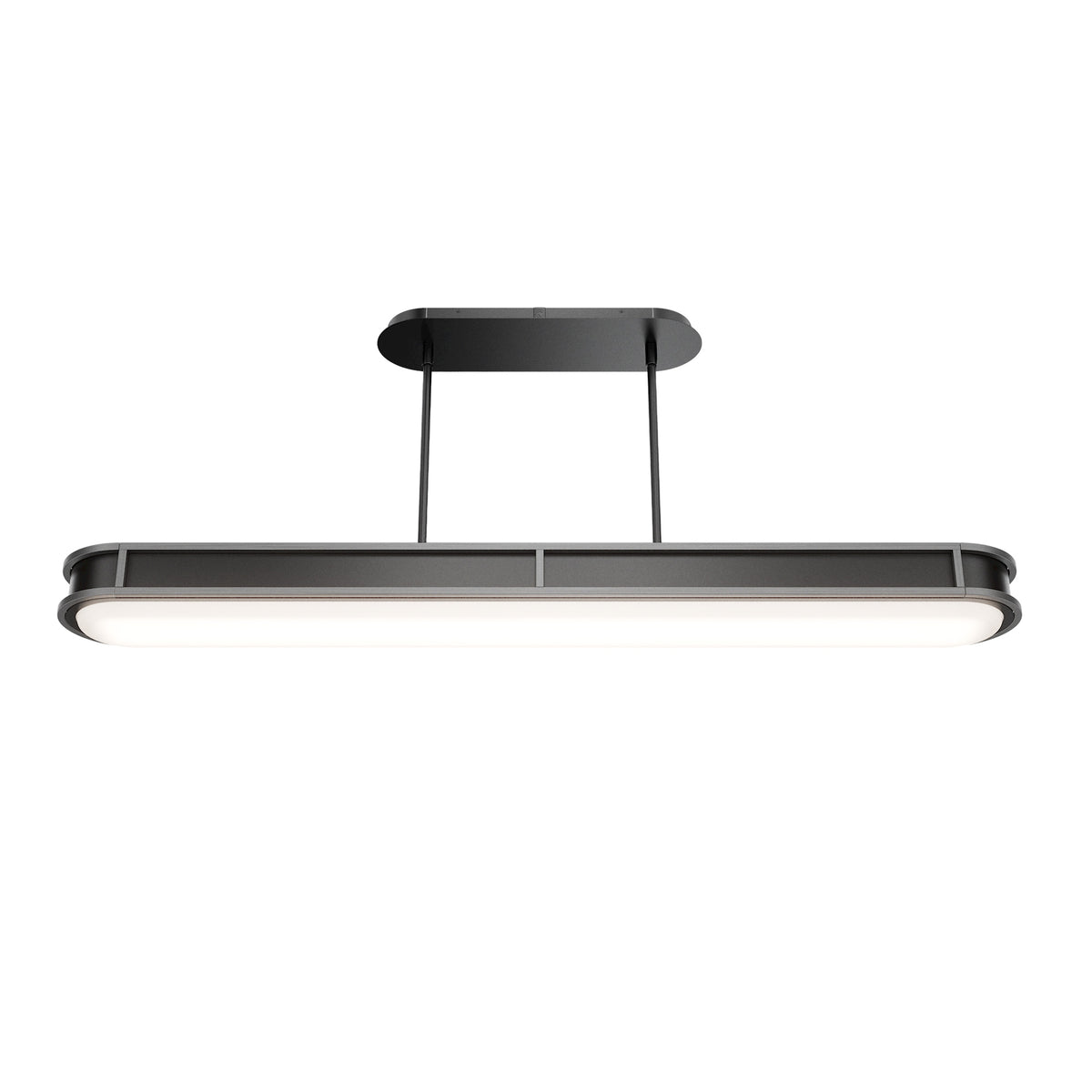W.A.C. Canada - PD414648-TWA-BK/BO - LED Pendant - Longboard - Black/Brushed Nickel