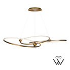 W.A.C. Canada - PD415660-TWA-AB - LED Chandelier - Sidewinder - Aged Brass