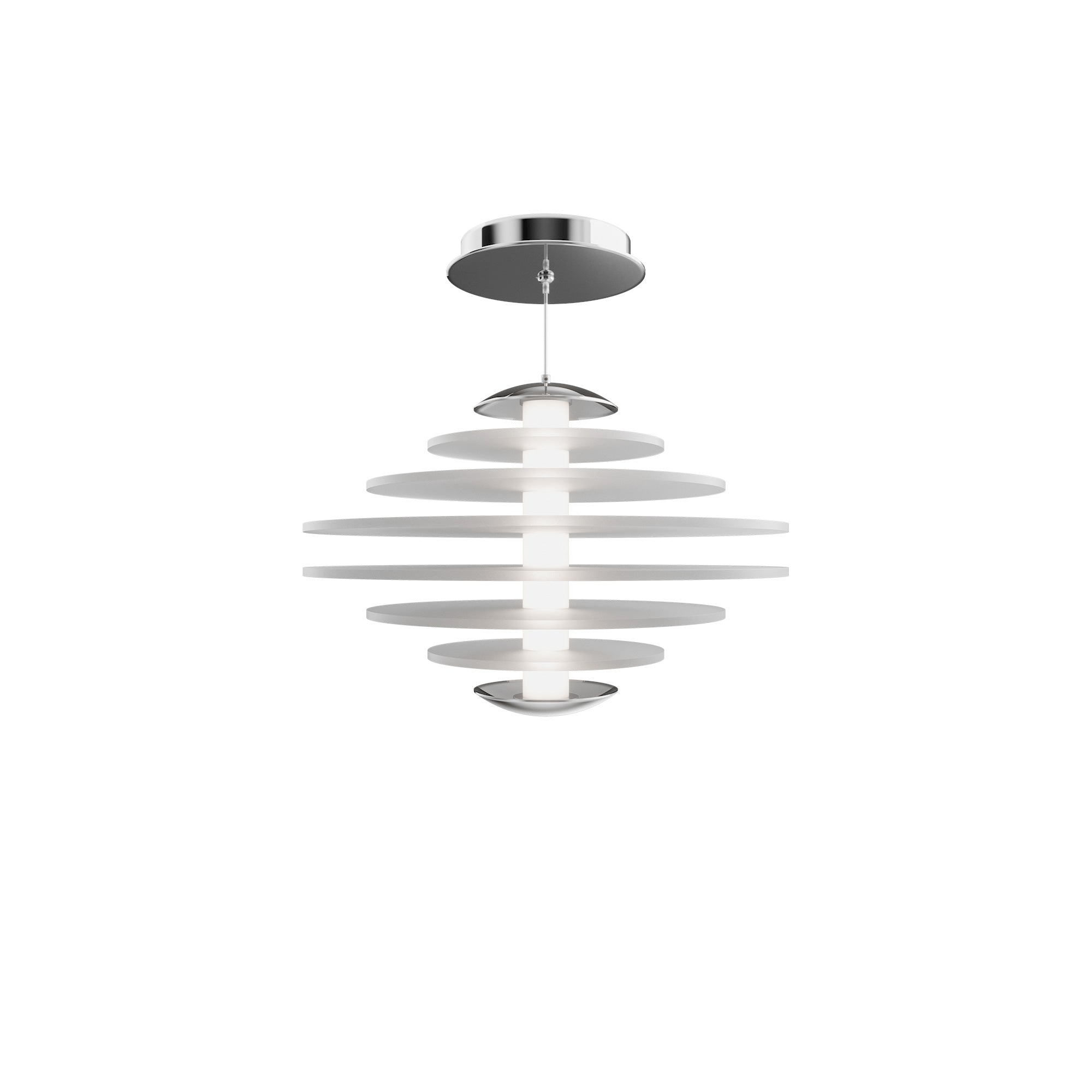 W.A.C. Canada - PD420614-CH - LED Pendant - Loopey - Chrome