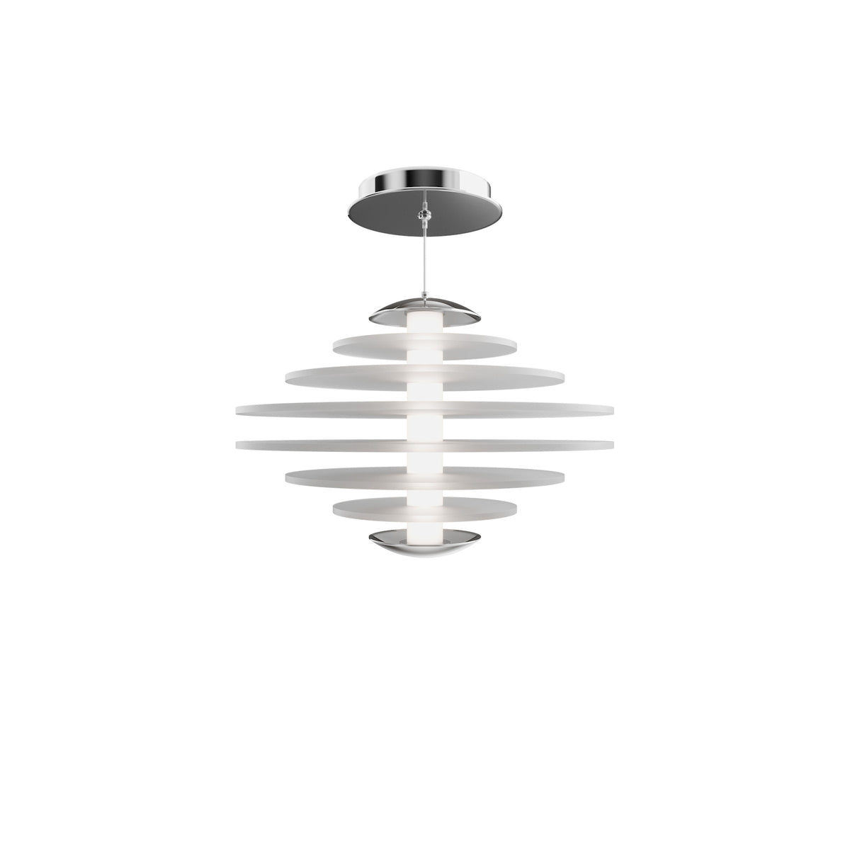 W.A.C. Canada - PD420614-CH - LED Pendant - Loopey - Chrome