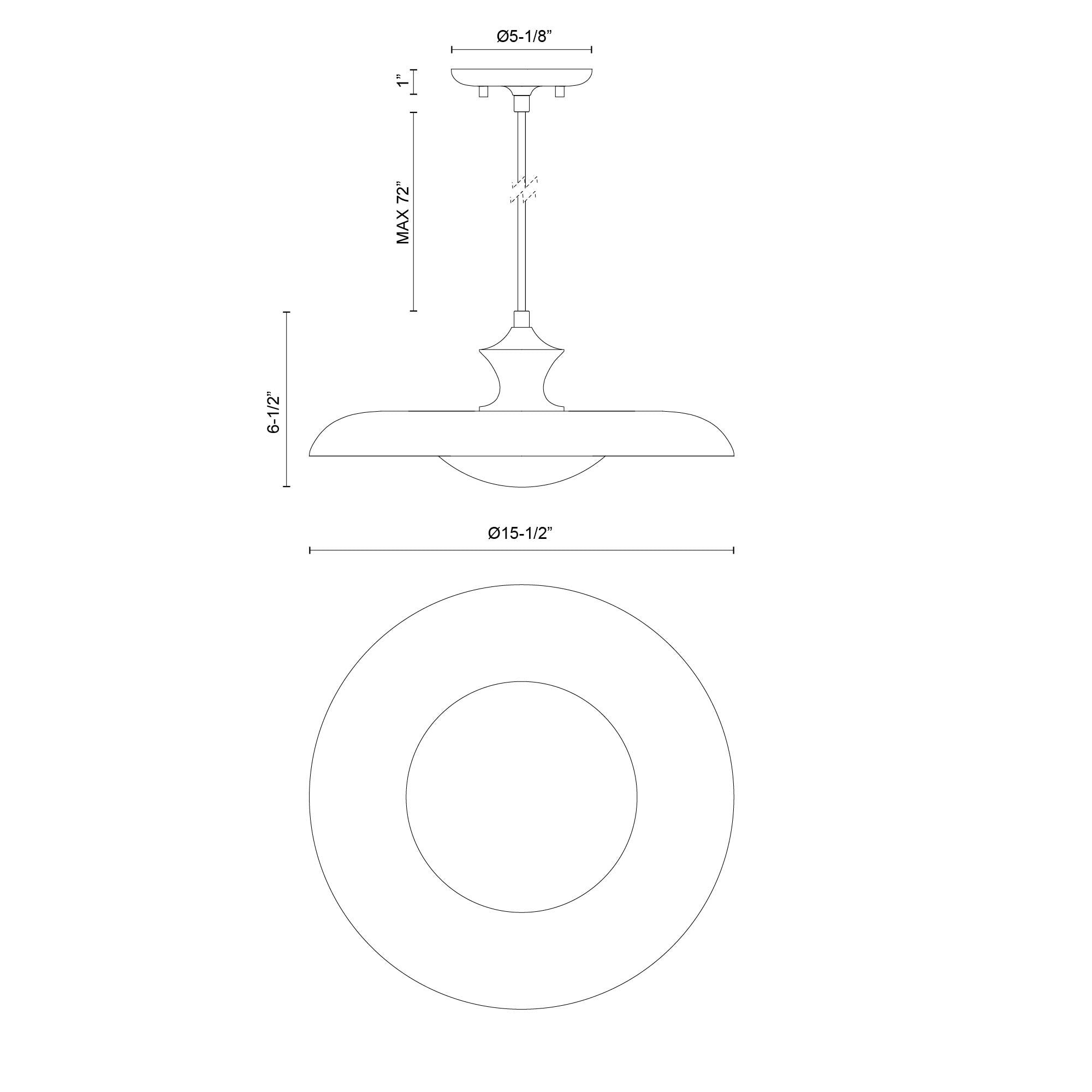 Alora Lighting PD557015-DRAWING Minori Pendant