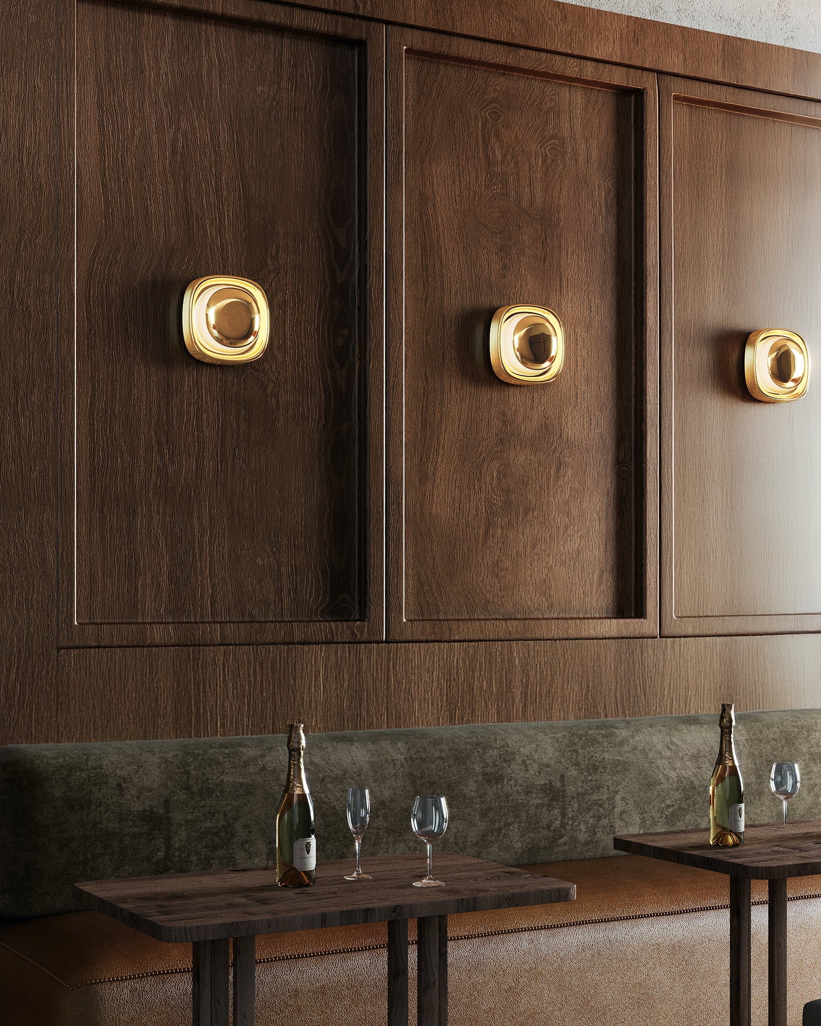 Kuzco Canada - WS17308-GBK - LED Wall Sconce - Pebble - Glossy Black