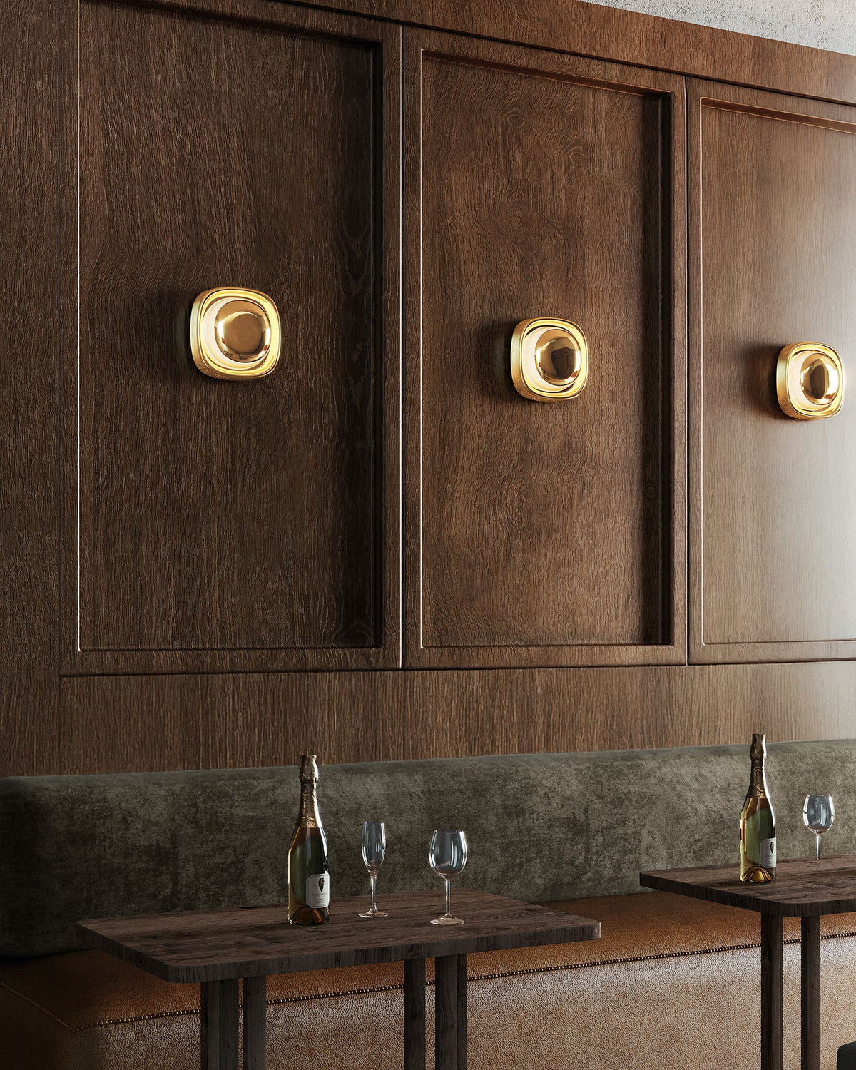 Kuzco Canada - WS17308-GBK - LED Wall Sconce - Pebble - Glossy Black