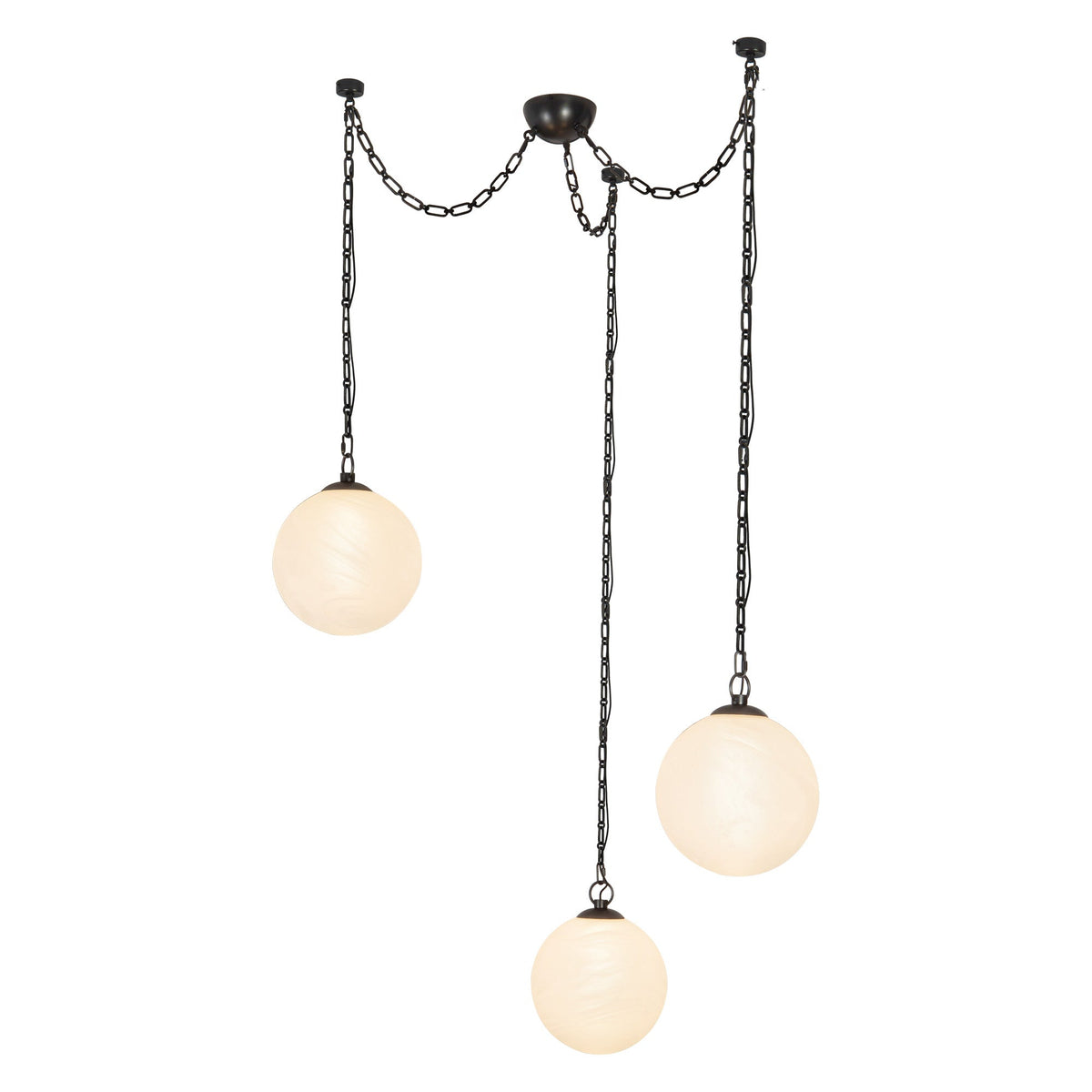 Alora Canada - CH363103UBCDG - LED Chandelier - Petra - Urban Bronze/Cloud Glass
