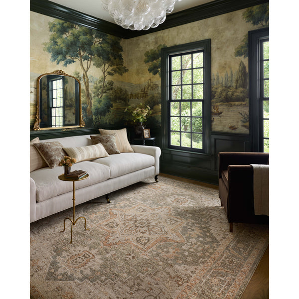 Palma PLM-08 Olive / Spice Area Rug