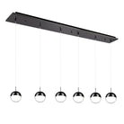 Kuzco Lighting MP402801BC-06 Pluto LED Multi Pendant in Black Chrome